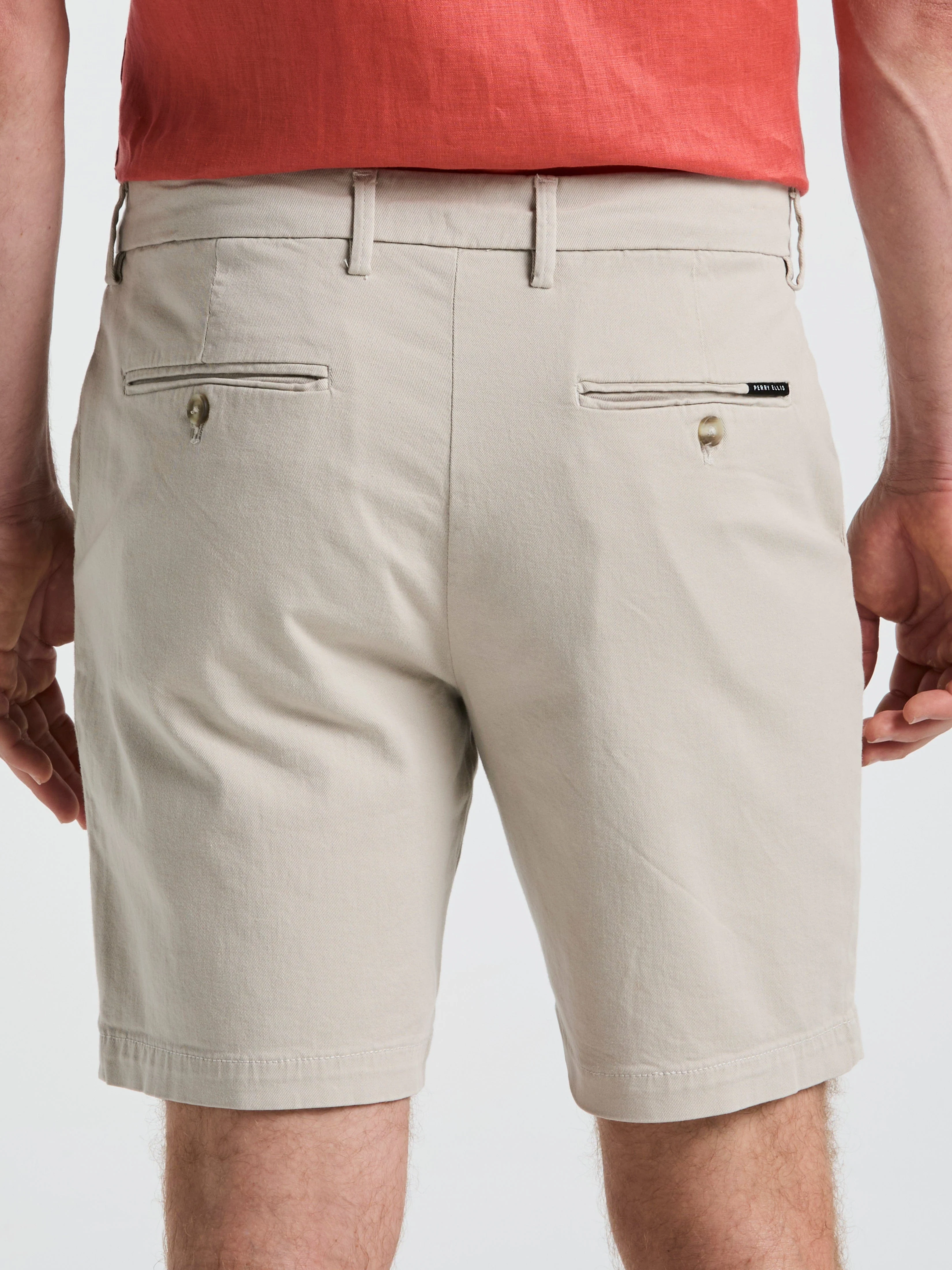 8" Flat Front Garment Dyed Short - Image 10