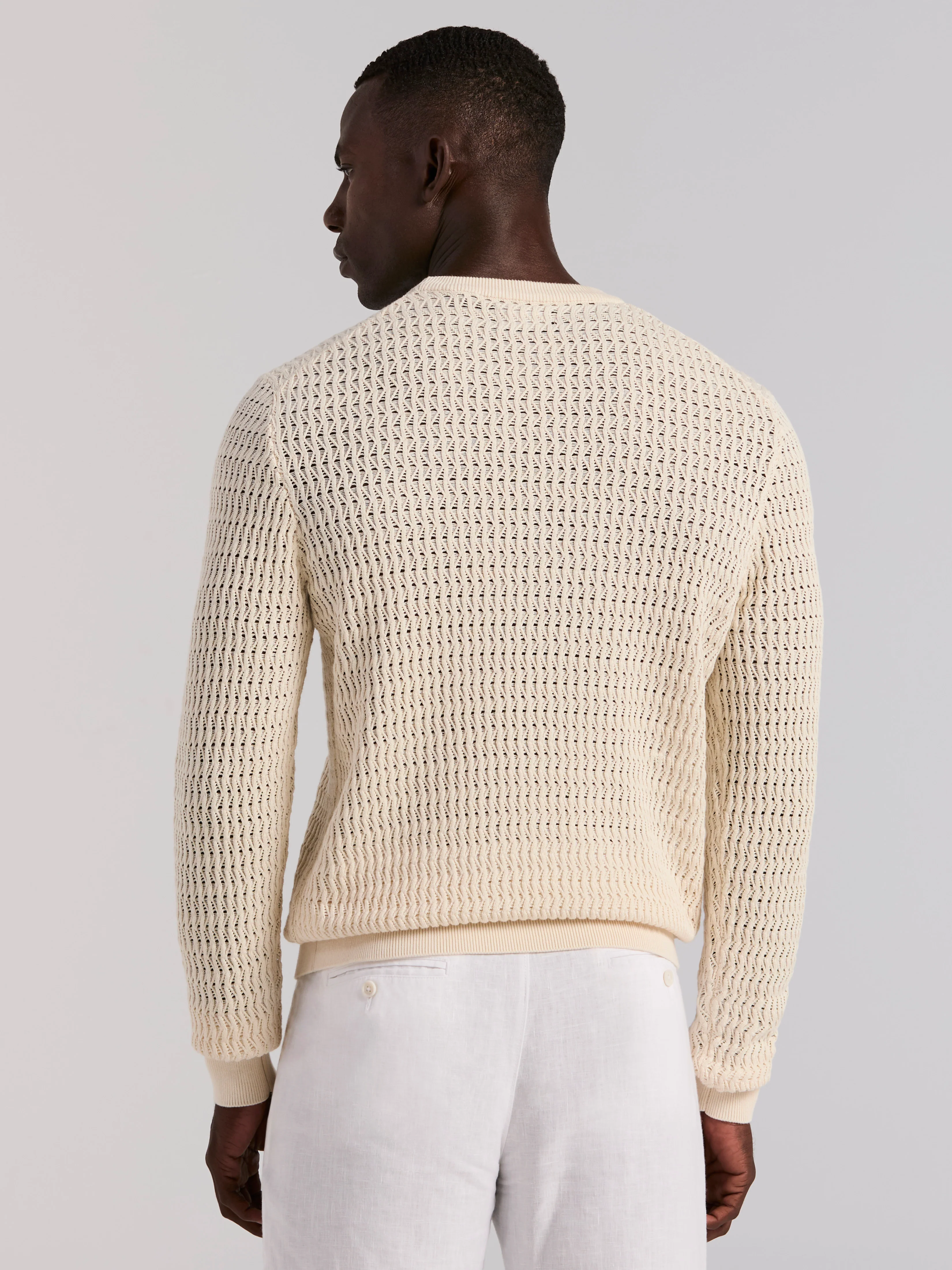 Cotton Crew Neck Sweater - Image 3