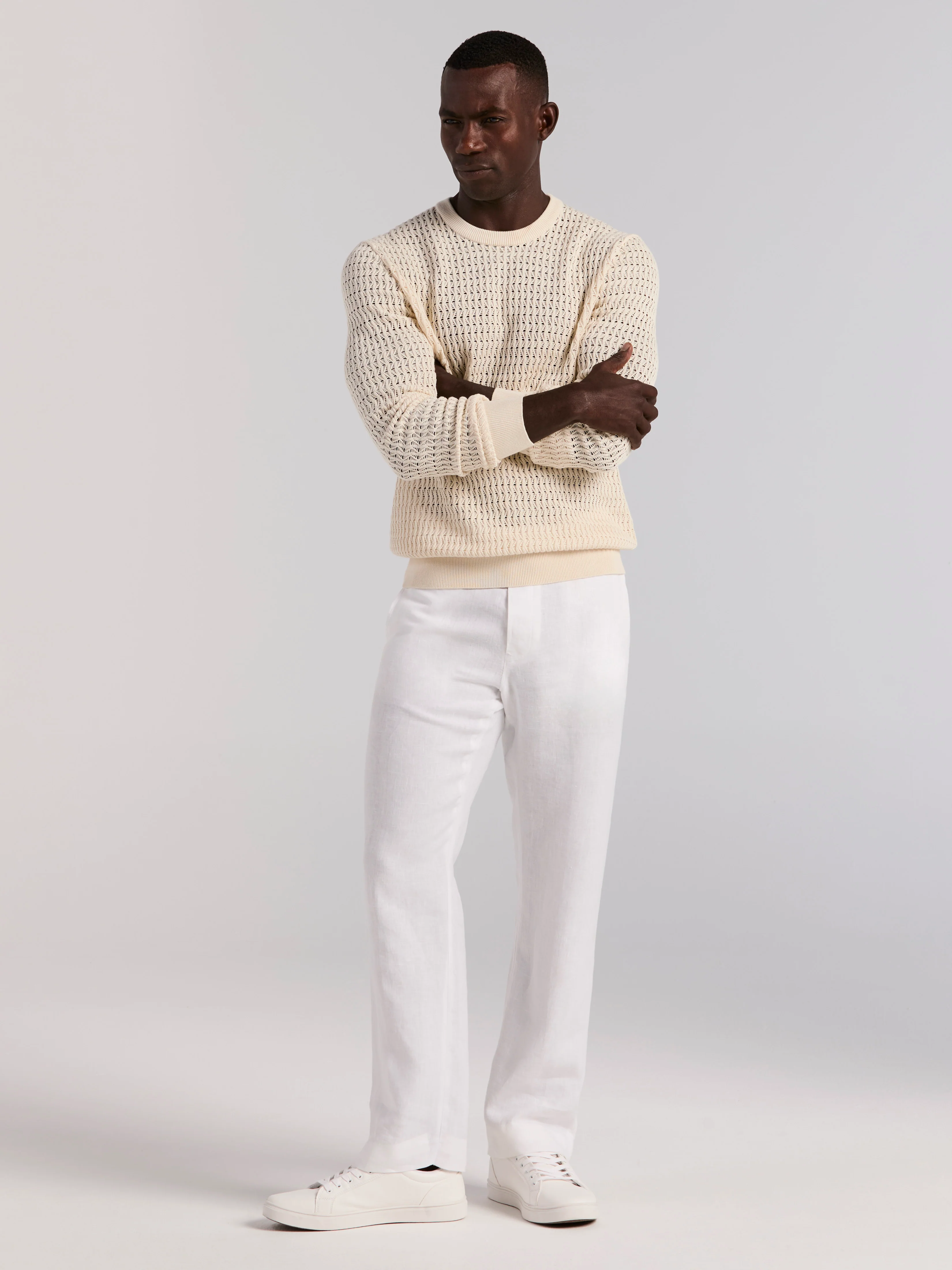 Cotton Crew Neck Sweater - Image 5