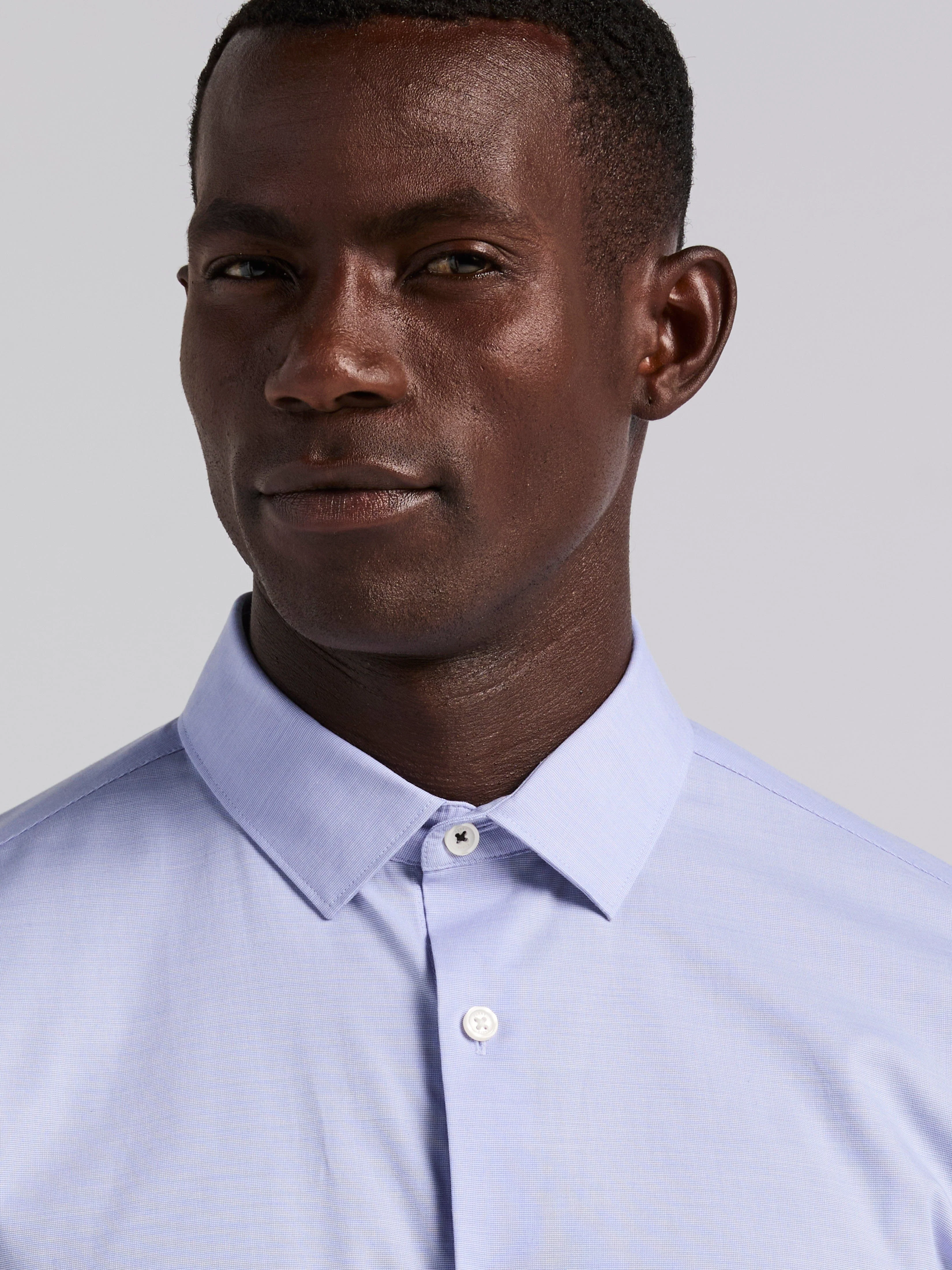 Dobby Cotton Stretch Slim Fit Shirt - Image 7