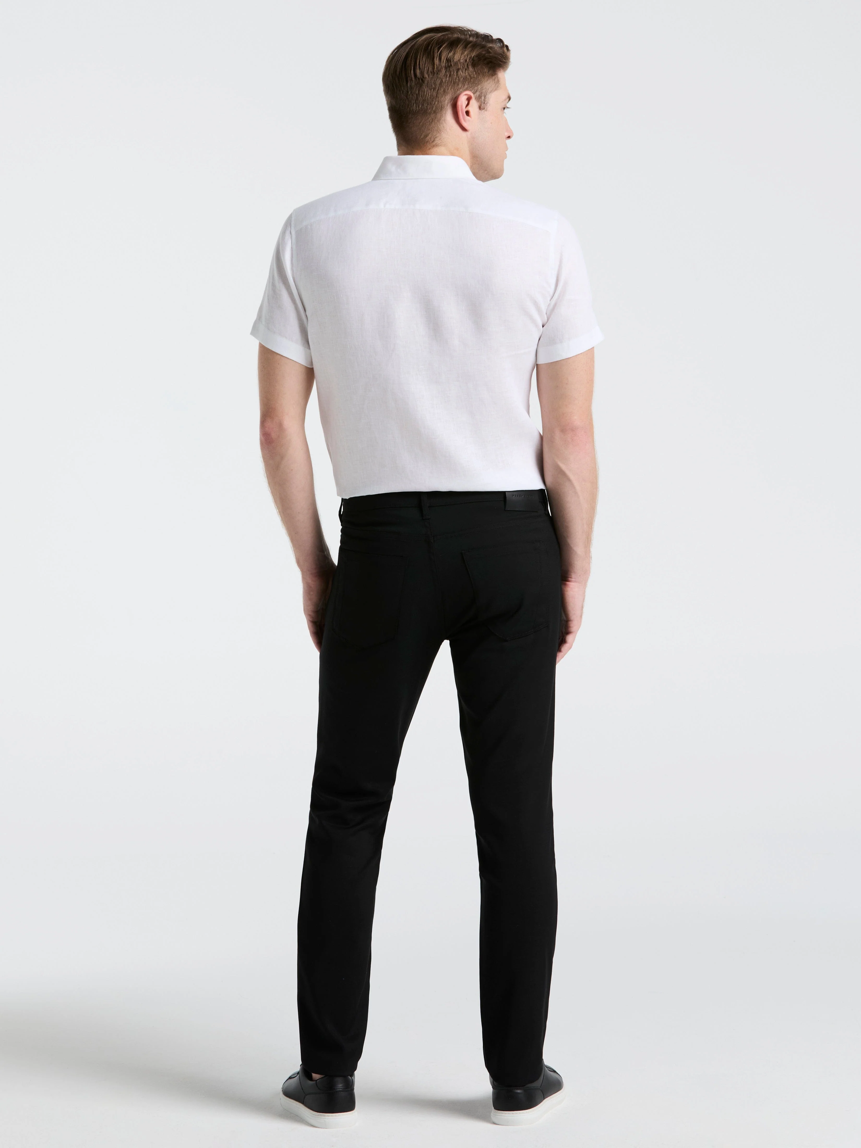 Slim Fit Double Cloth 5-Pocket Pants - Image 14