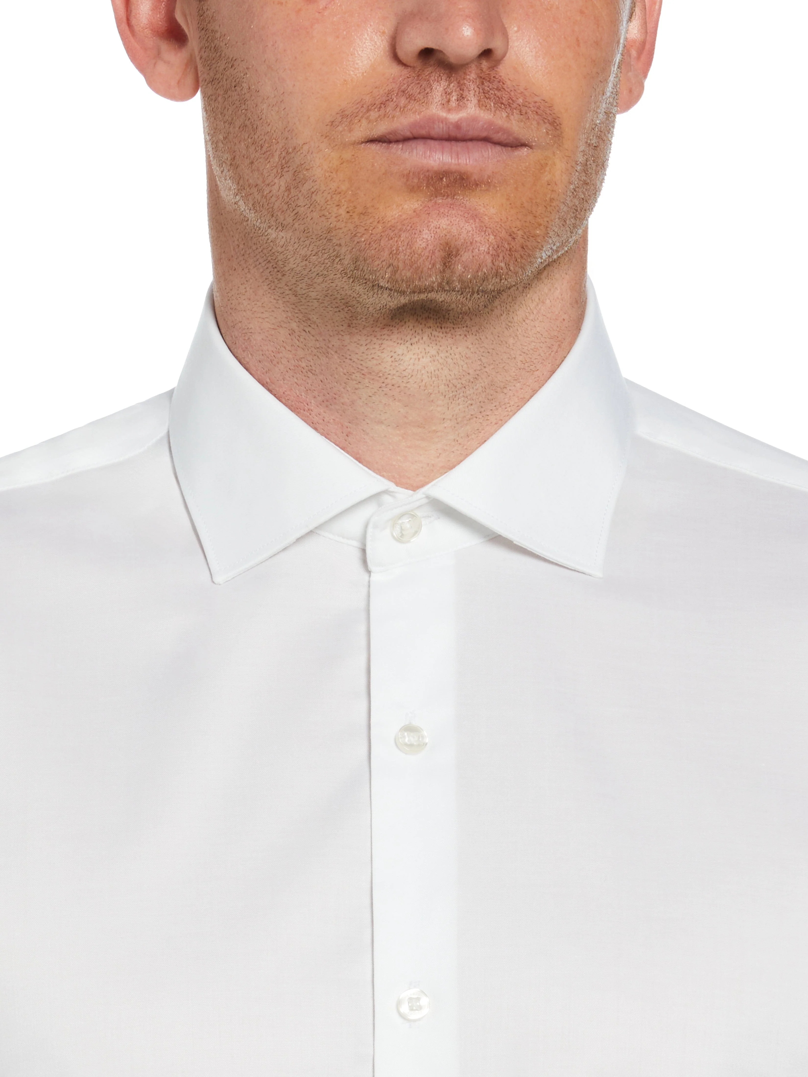 Slim Fit Luxe Button-Down TENCEL™ Twill Dress Shirt - Image 12