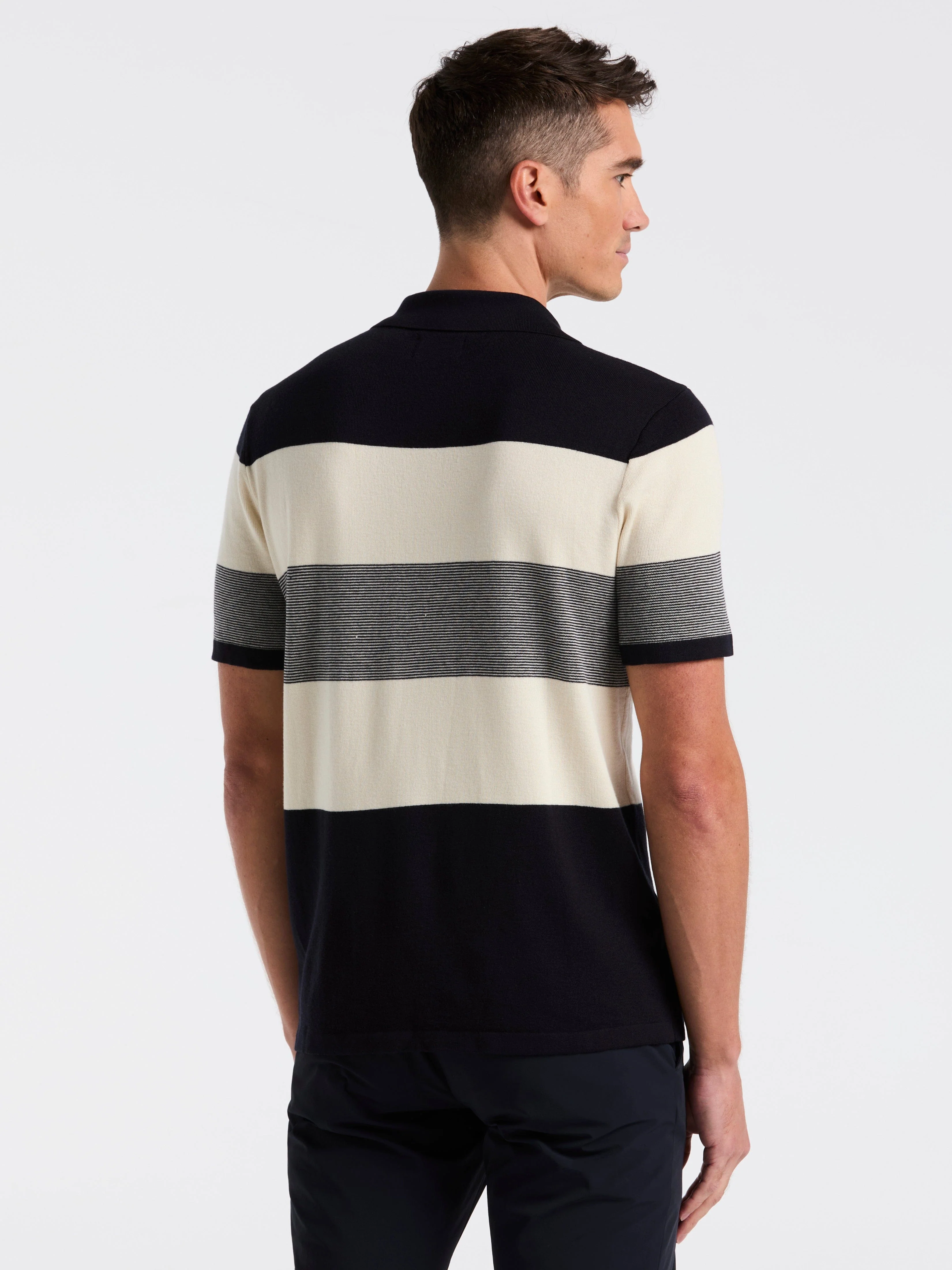 Color Block Button Front Sweater - Image 3