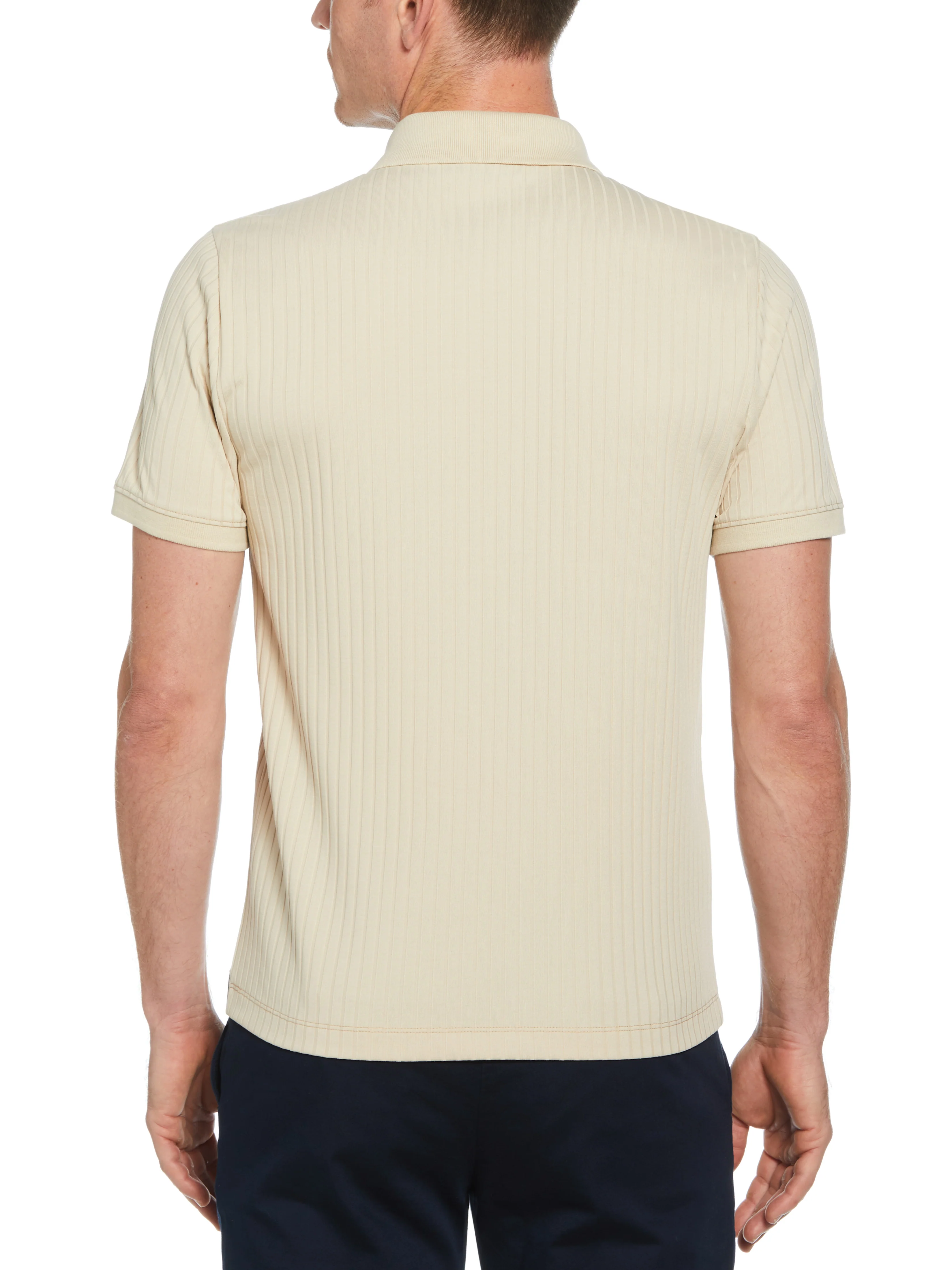 Quarter Zip Ribbed Polo - Image 42