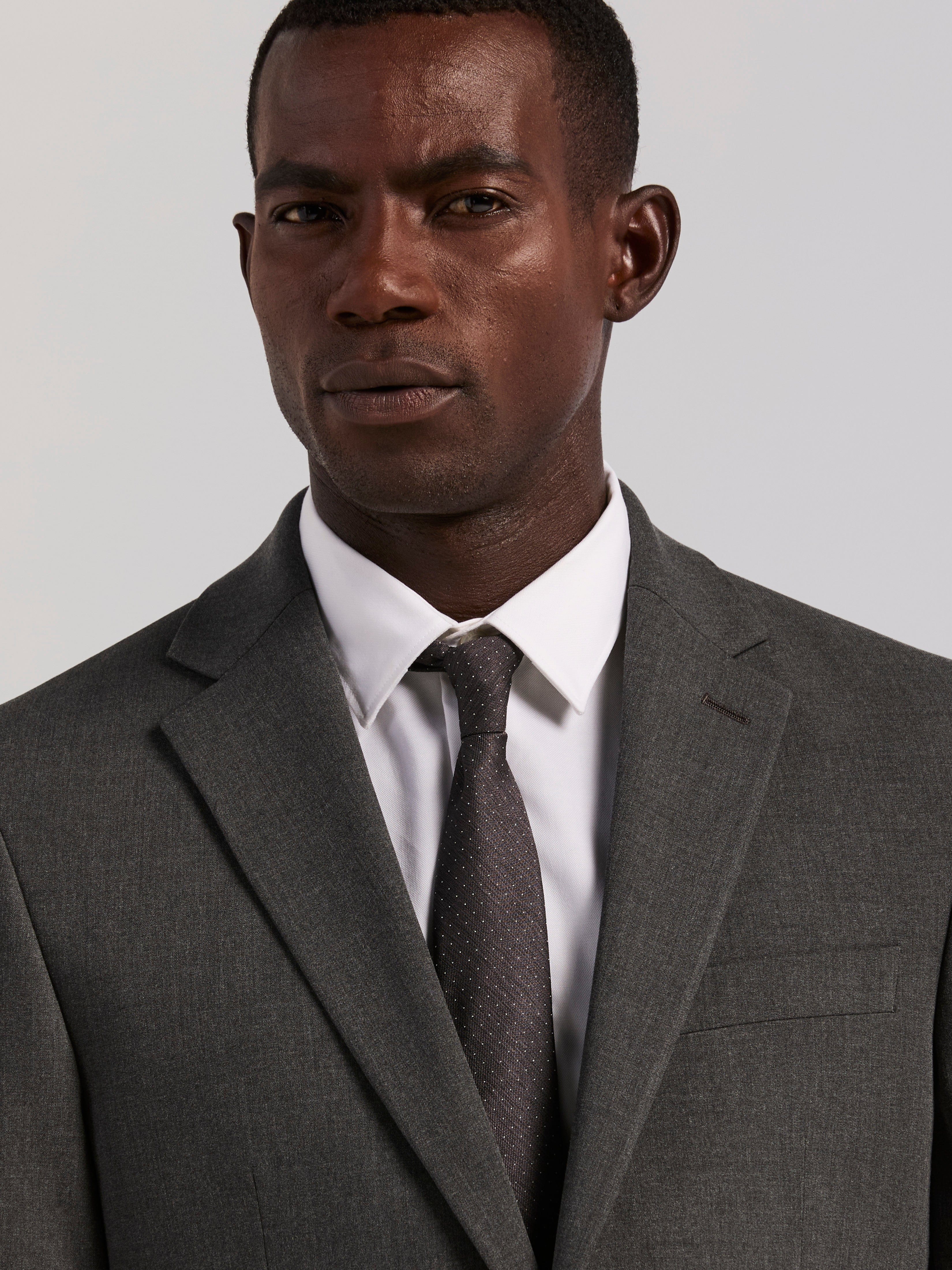 Slim Fit Gabardine Suit Jacket - Image 7