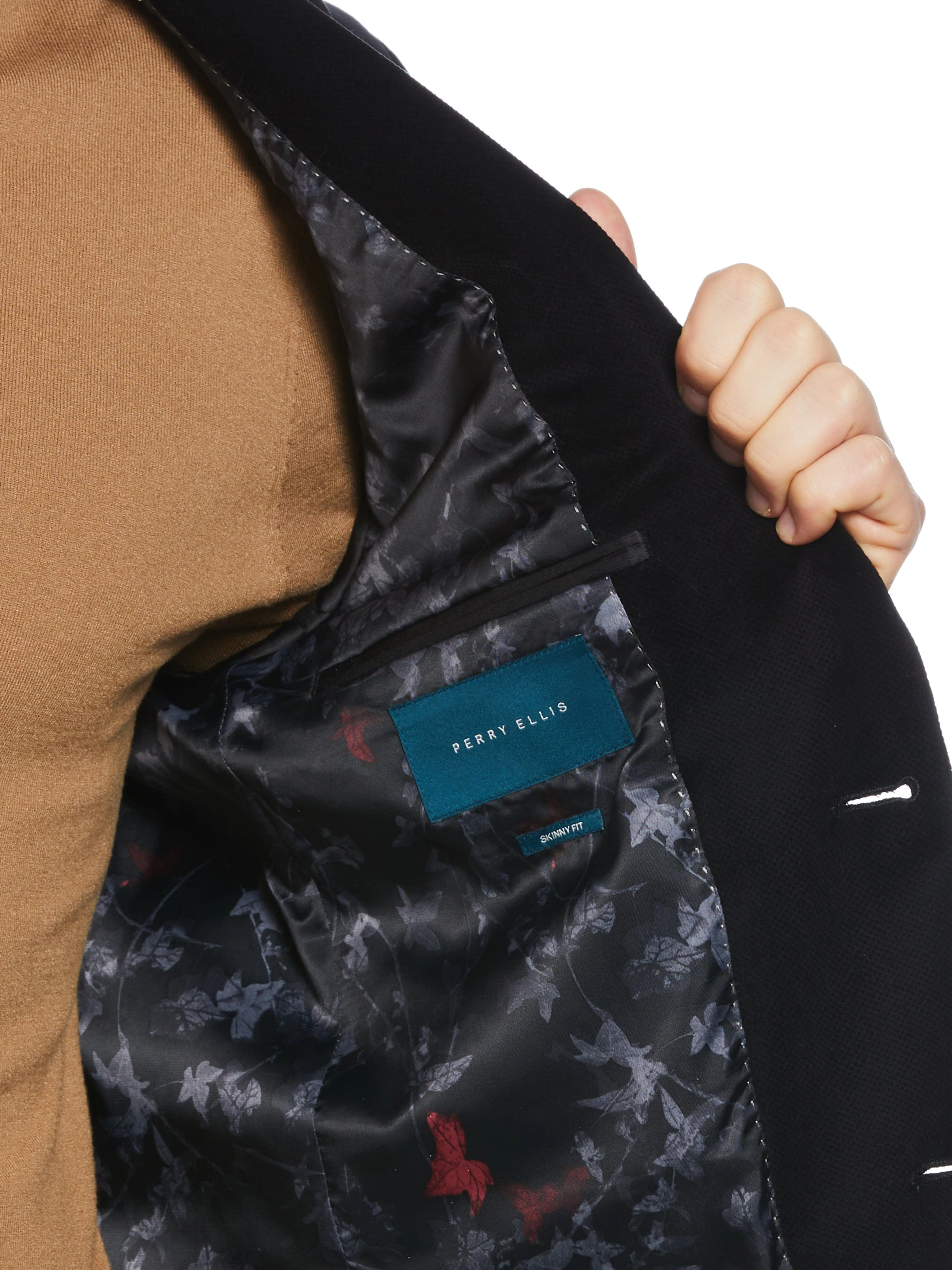 Skinny Fit Velvet Sportcoat - Image 3