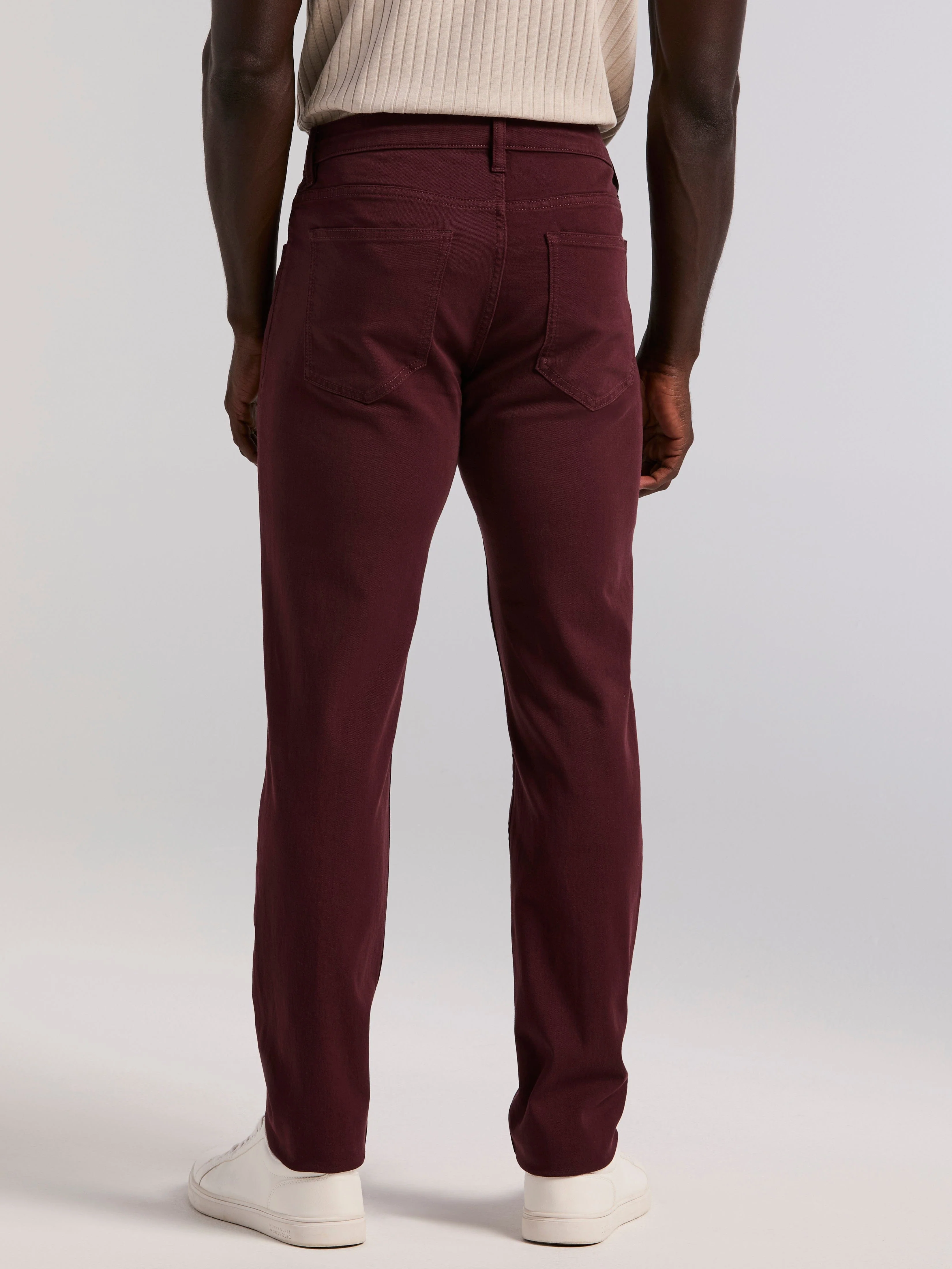 Slim Fit Dyed Solid Twill Five Pocket Pant - Image 17