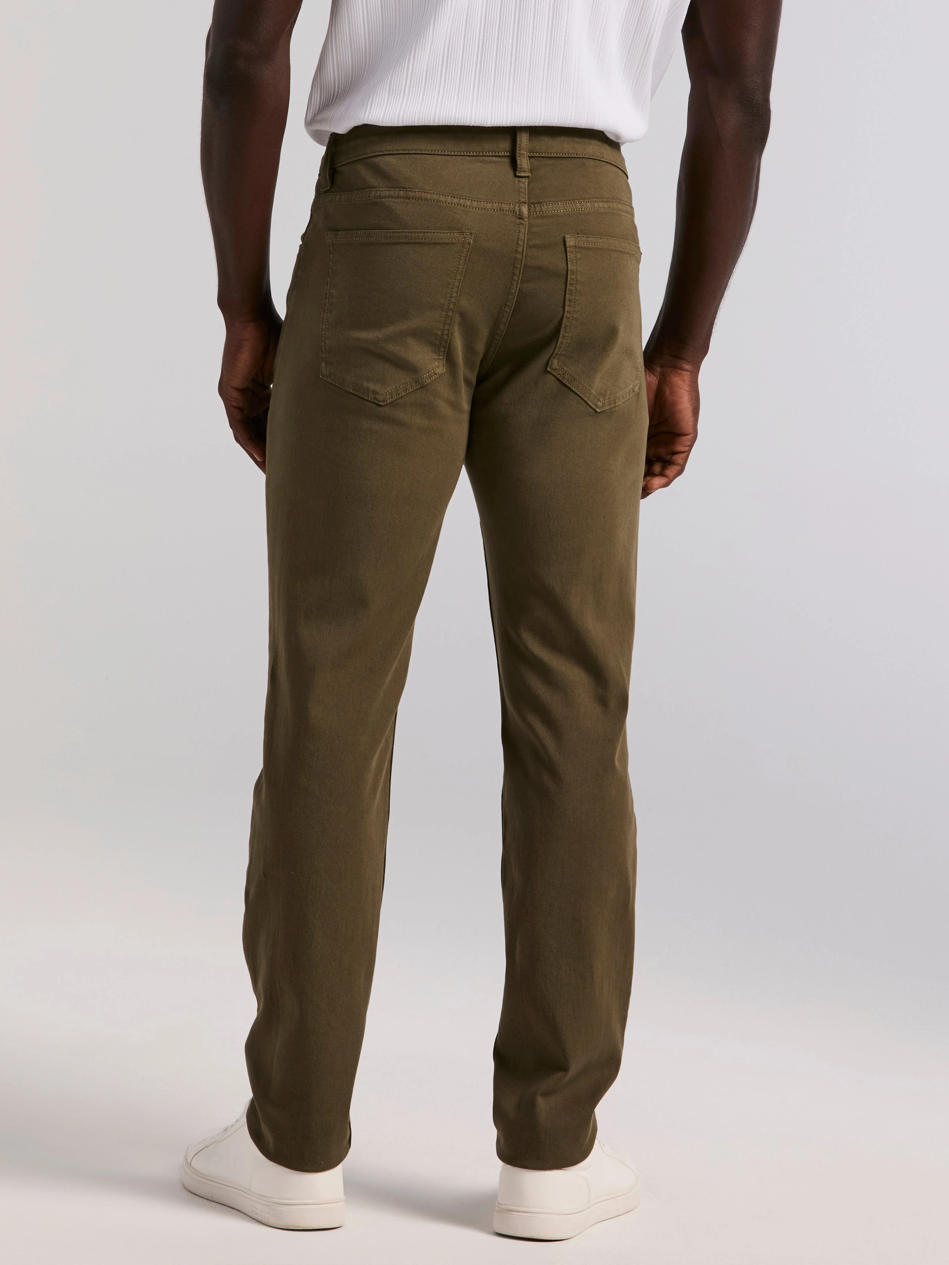 Slim Fit Dyed Solid Twill Five Pocket Pant - Image 22
