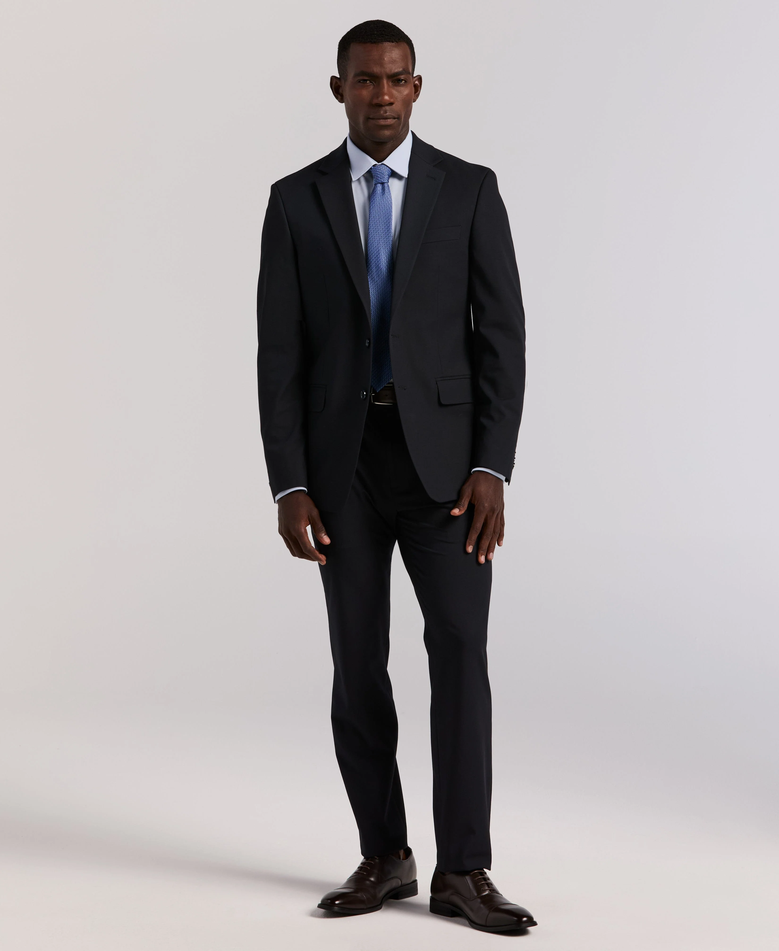 Slim Fit Gabardine Suit Jacket - Image 12