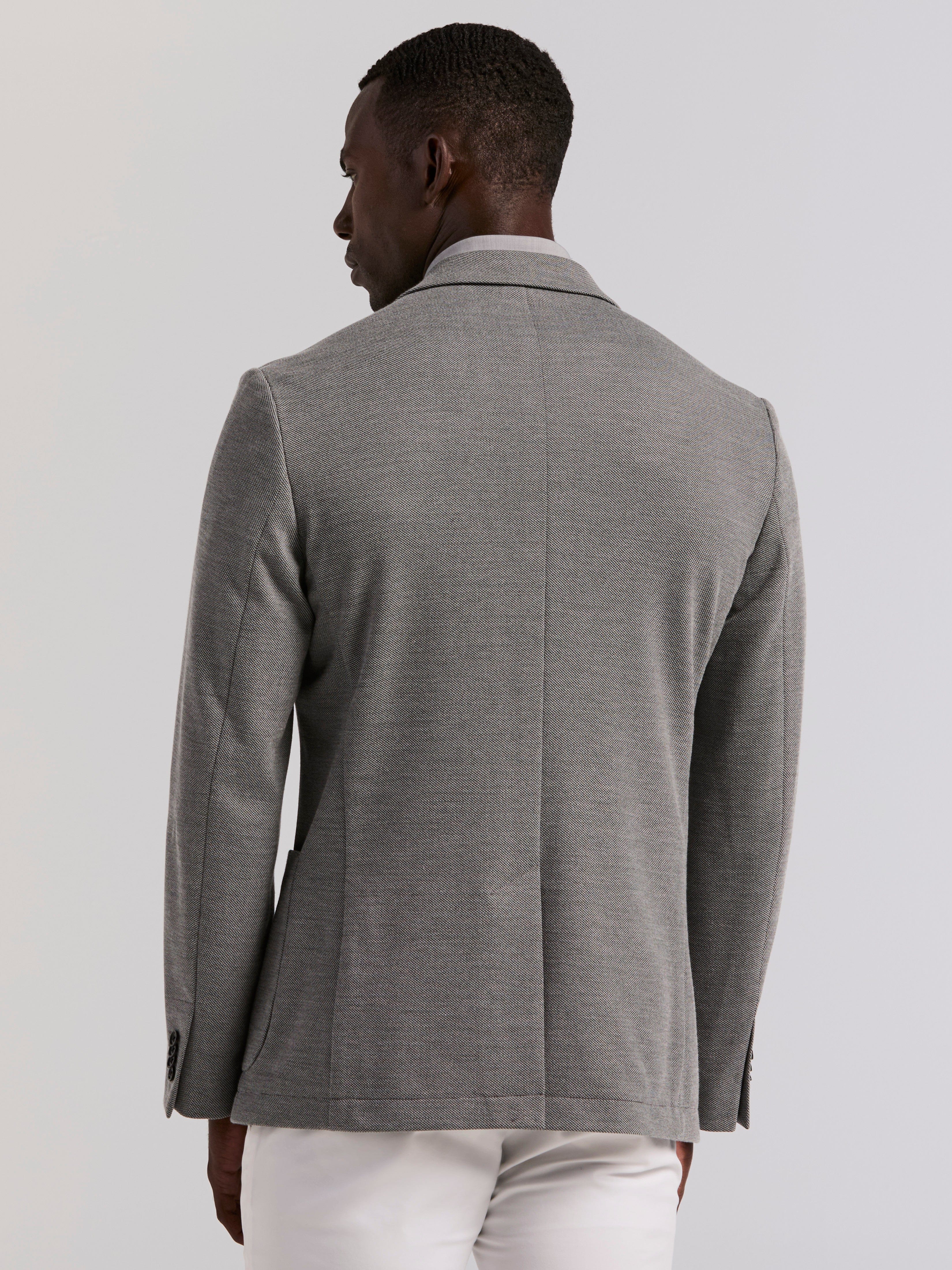 Slim Fit Unlined Textured Sportcoat - Image 4