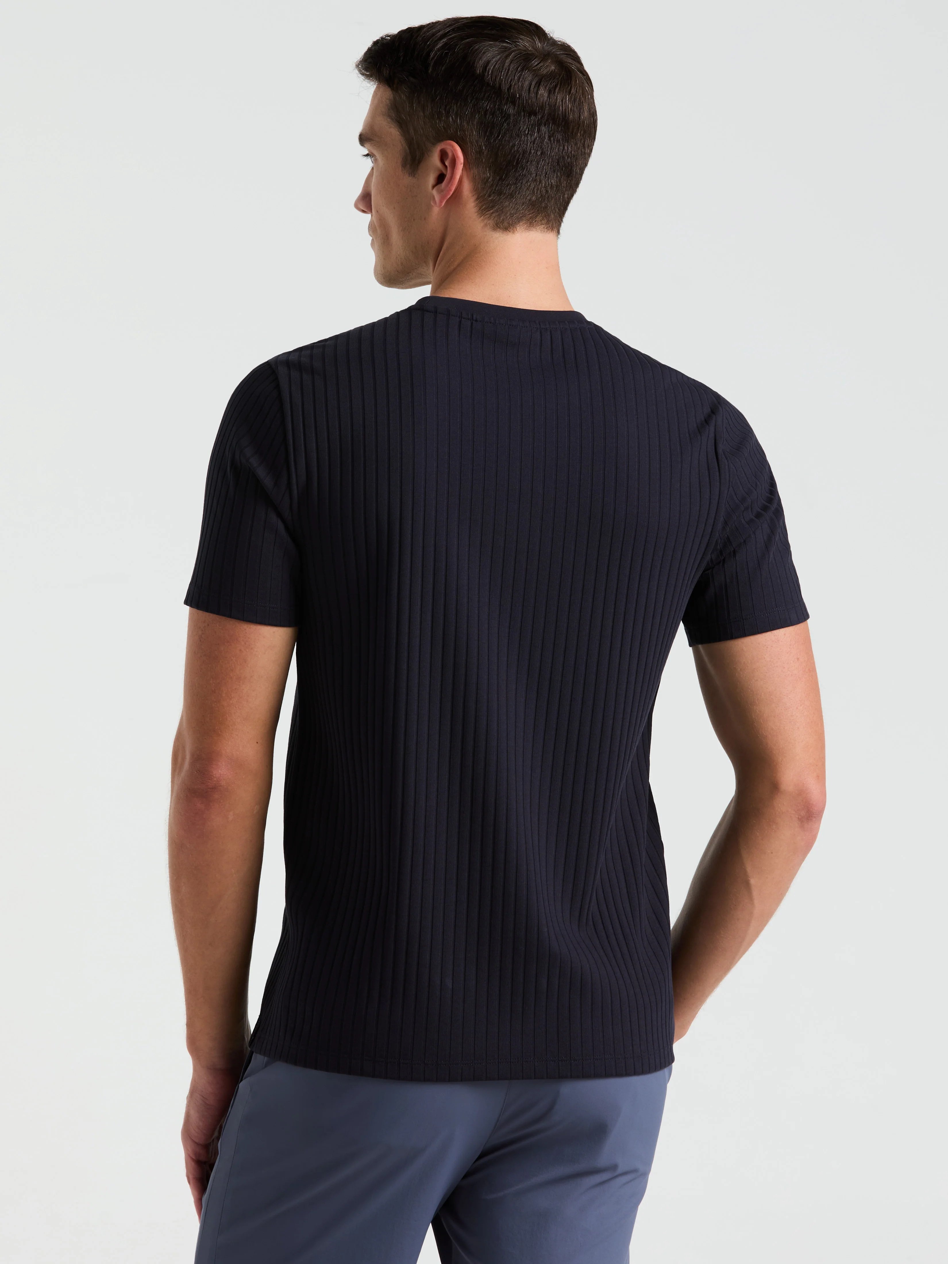Ribbed Crew Neck Tee - Image 16