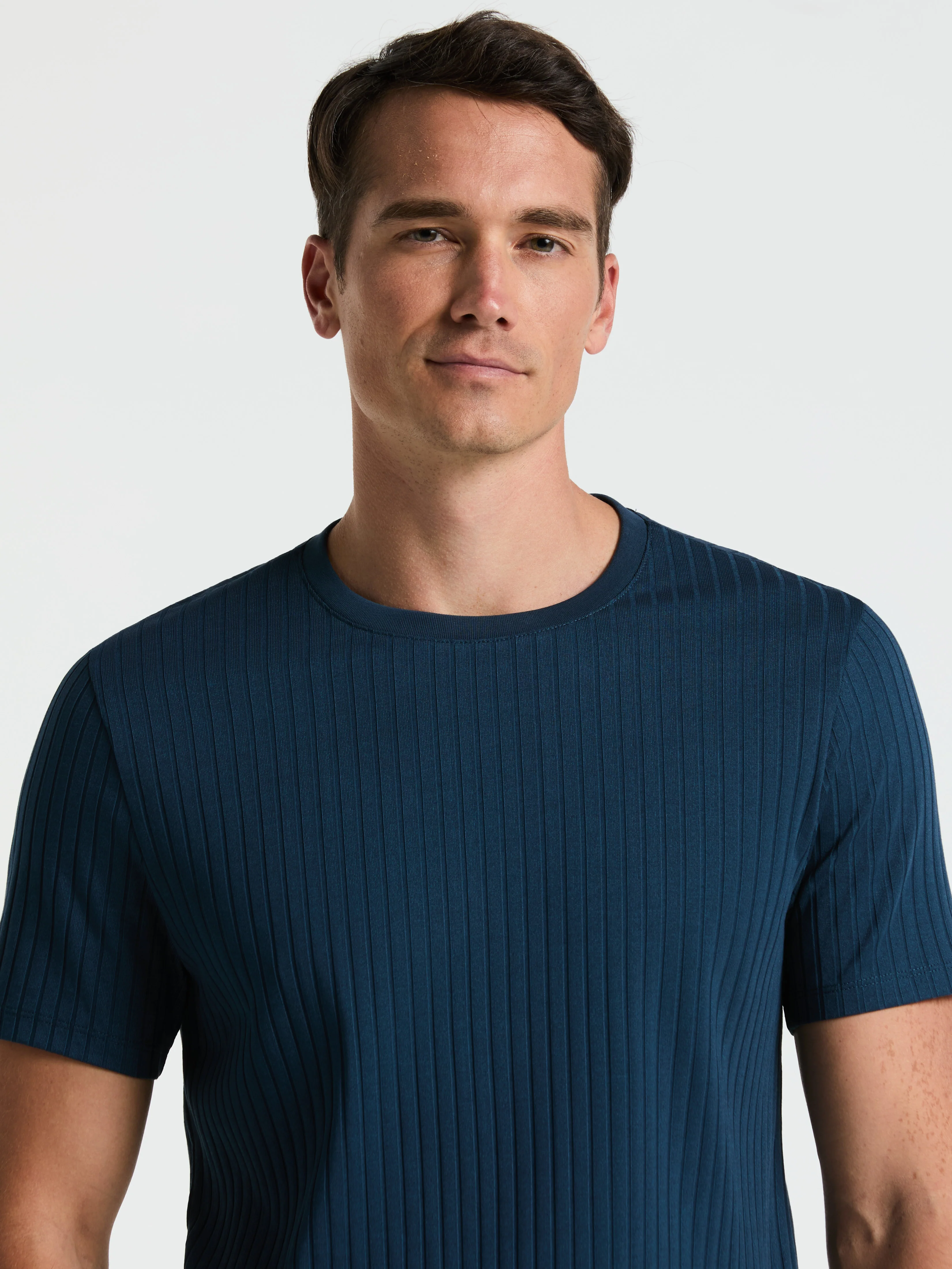 Ribbed Crew Neck Tee - Image 50