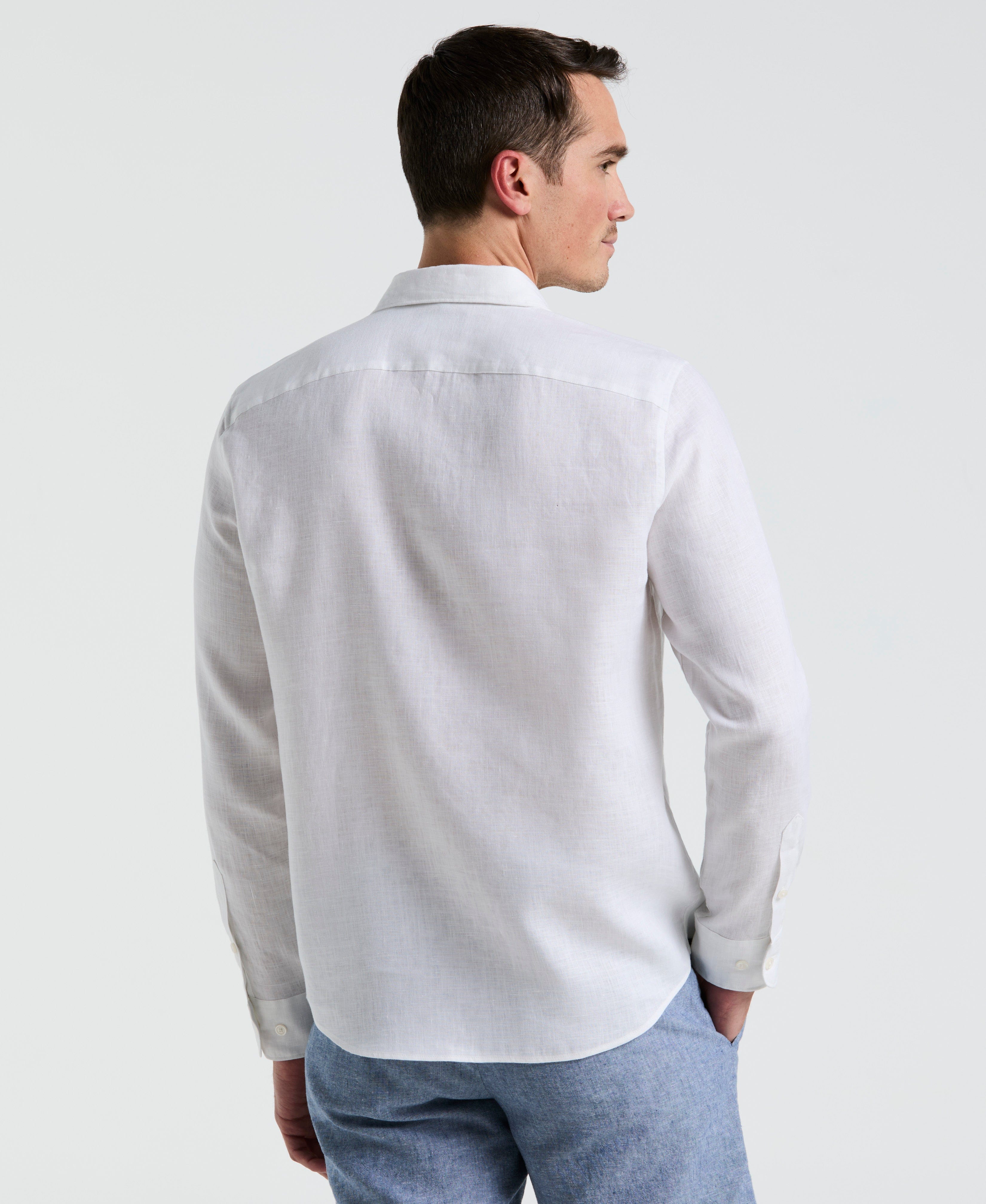 Solid Linen Shirt - Image 14