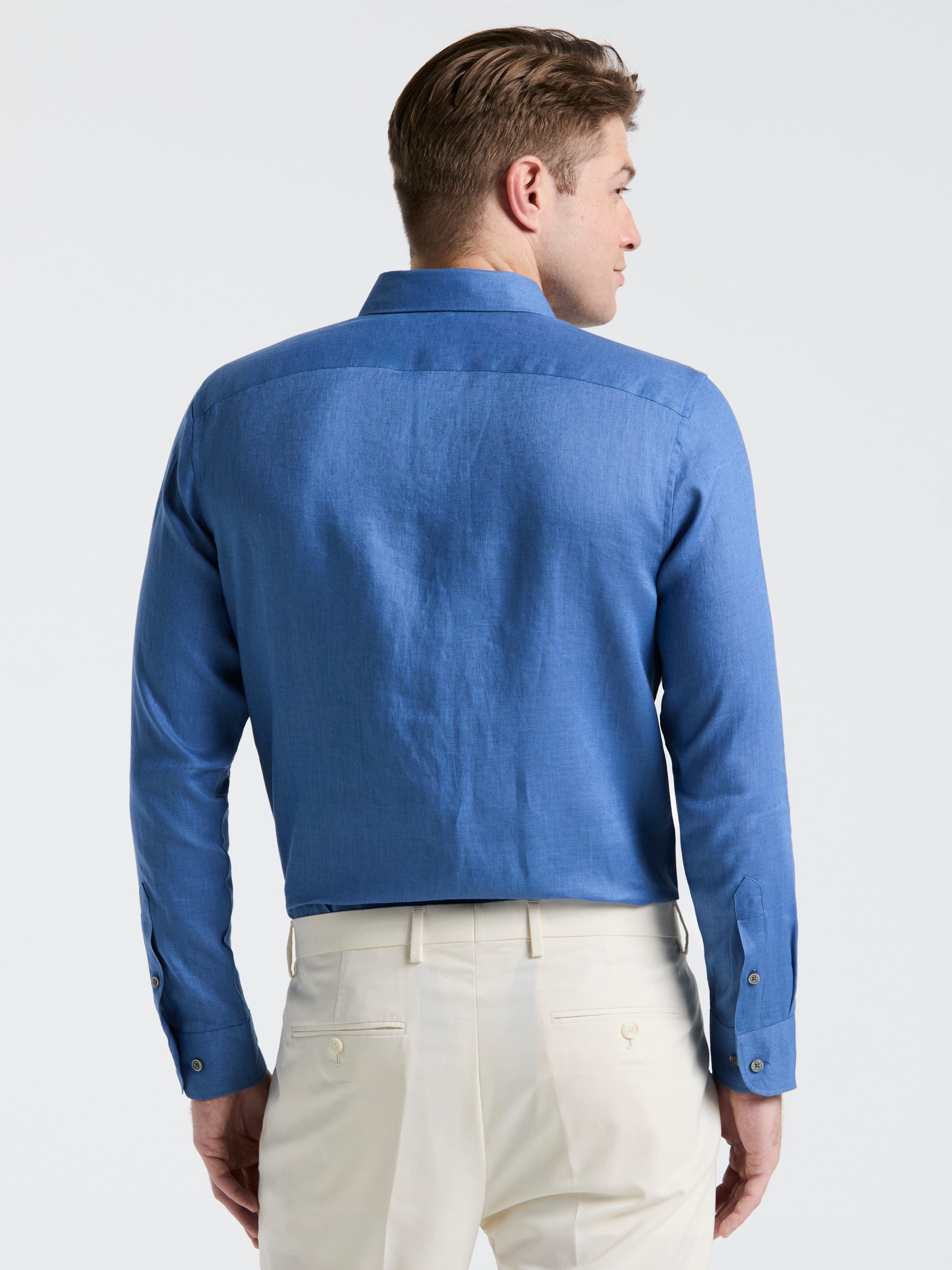 Solid Linen Shirt - Image 18