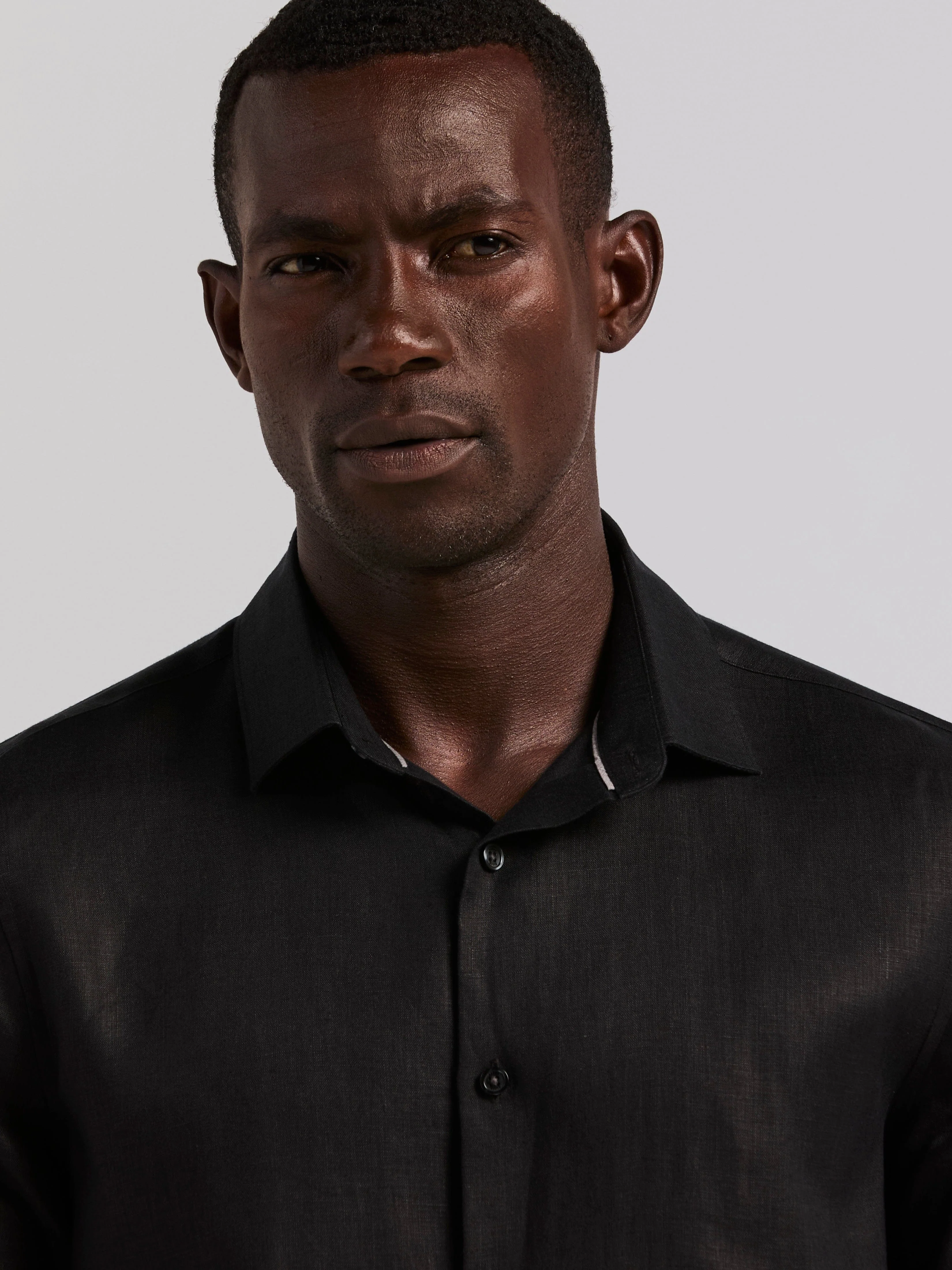 Solid Linen Shirt - Image 7