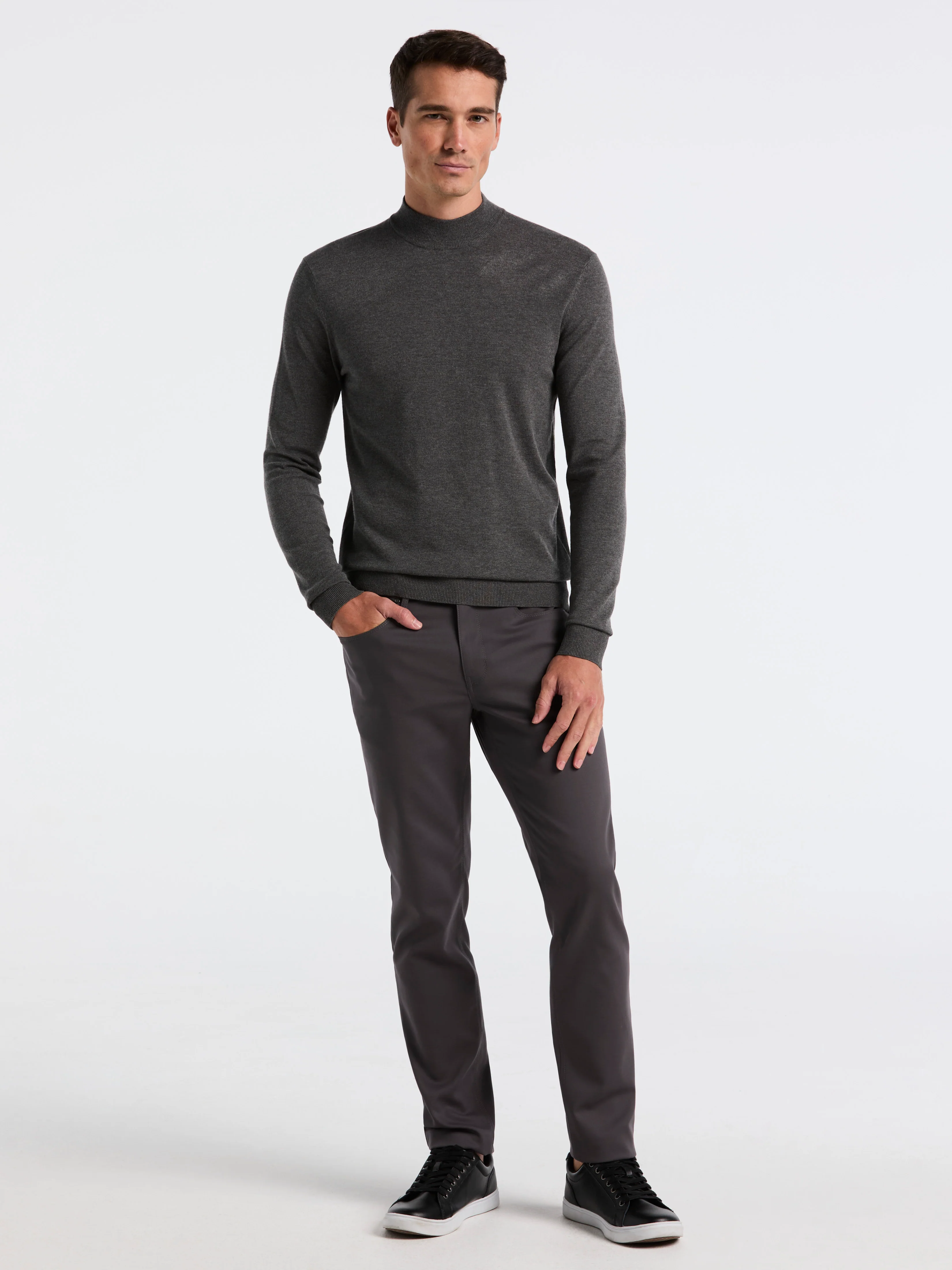 Tech Knit Mock Neck Sweater - Image 13