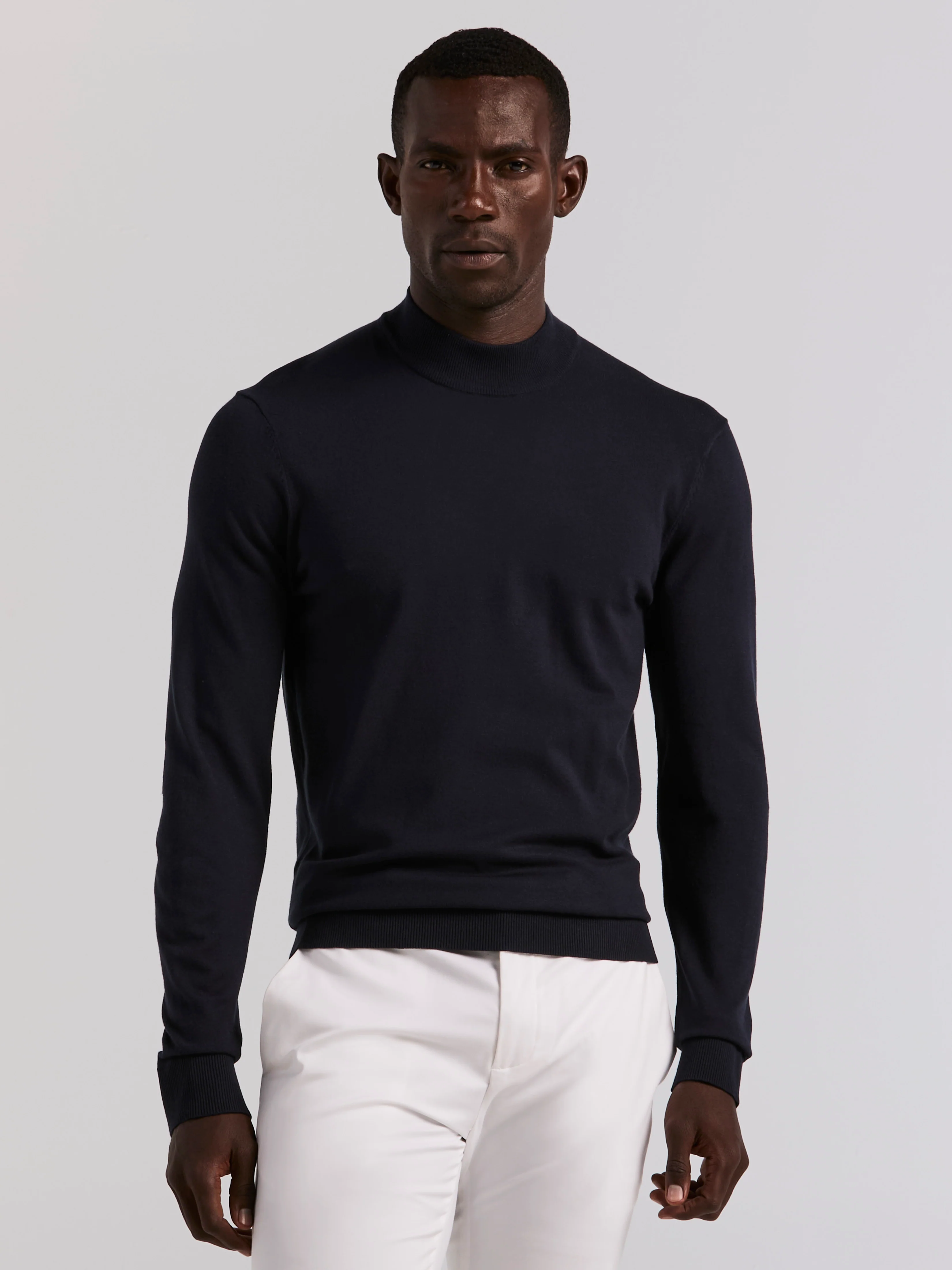 Tech Knit Mock Neck Sweater - Image 5