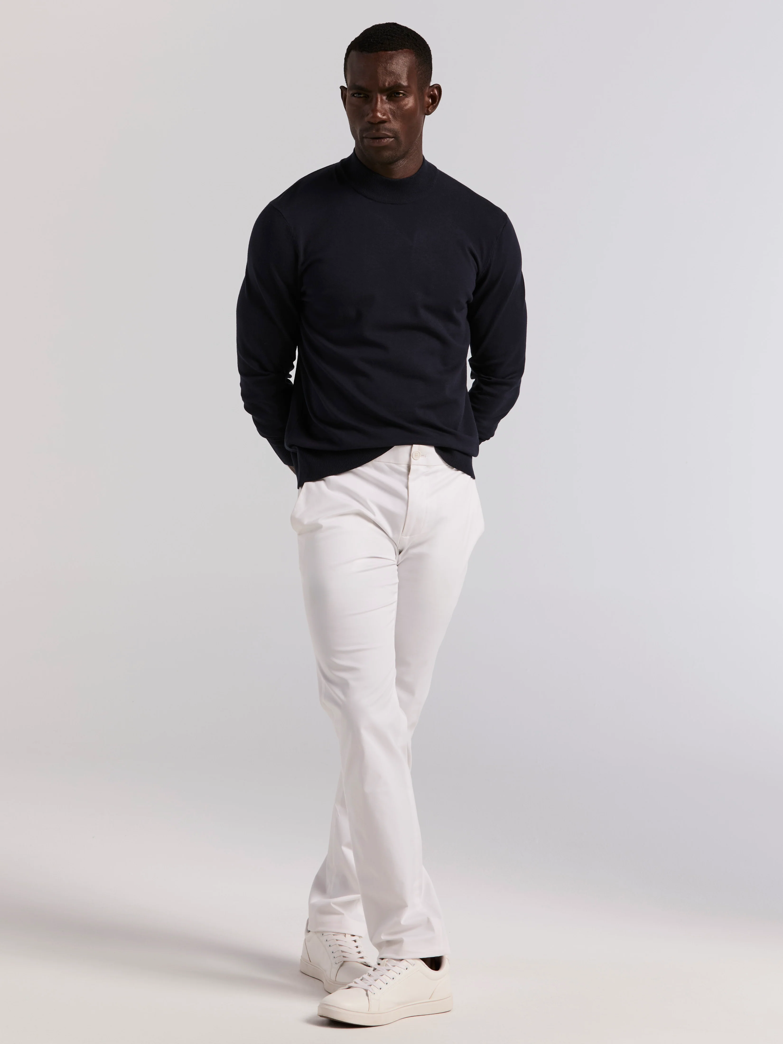 Tech Knit Mock Neck Sweater - Image 9