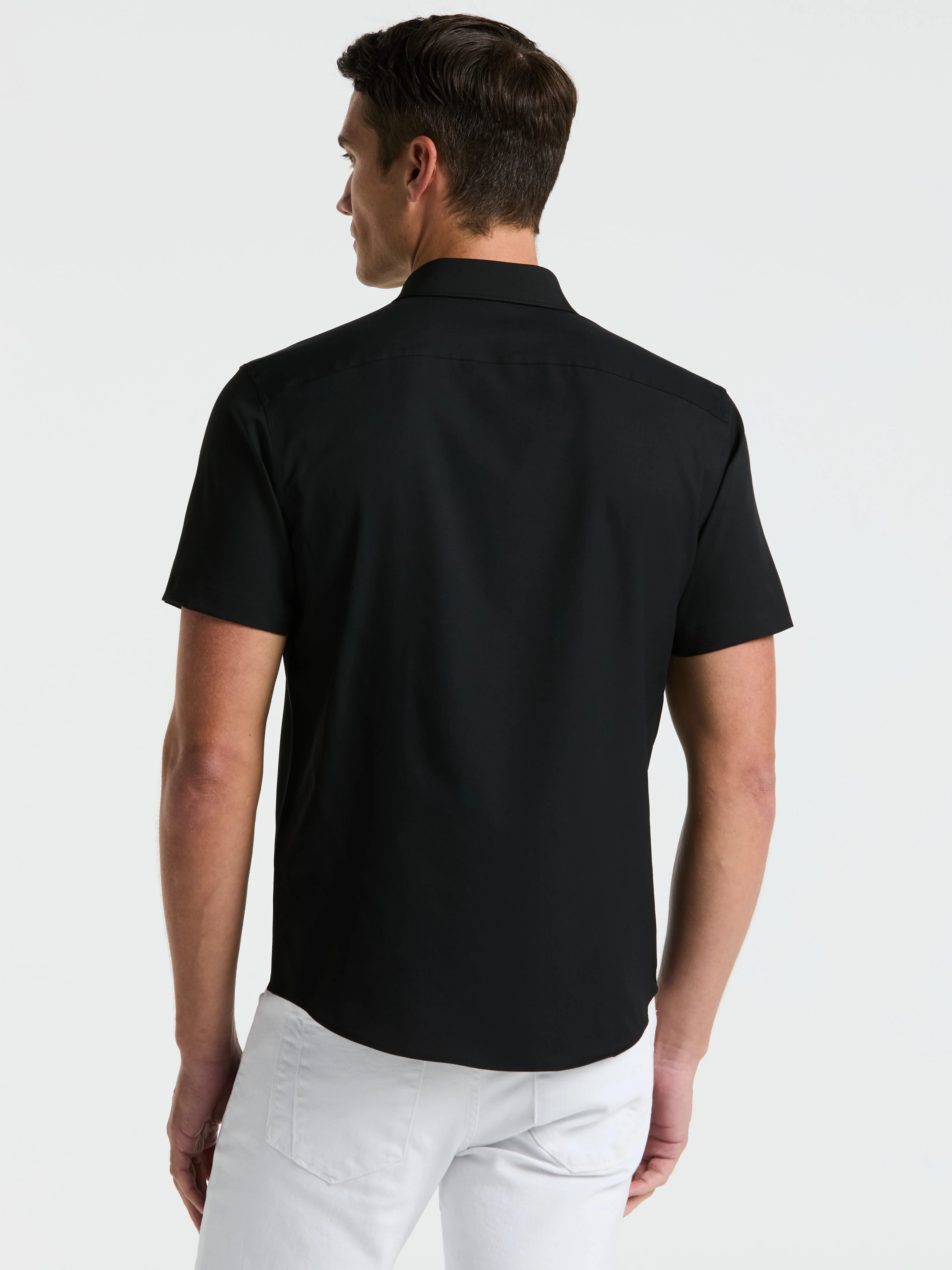 Slim Fit Total Stretch Solid Shirt - Image 19
