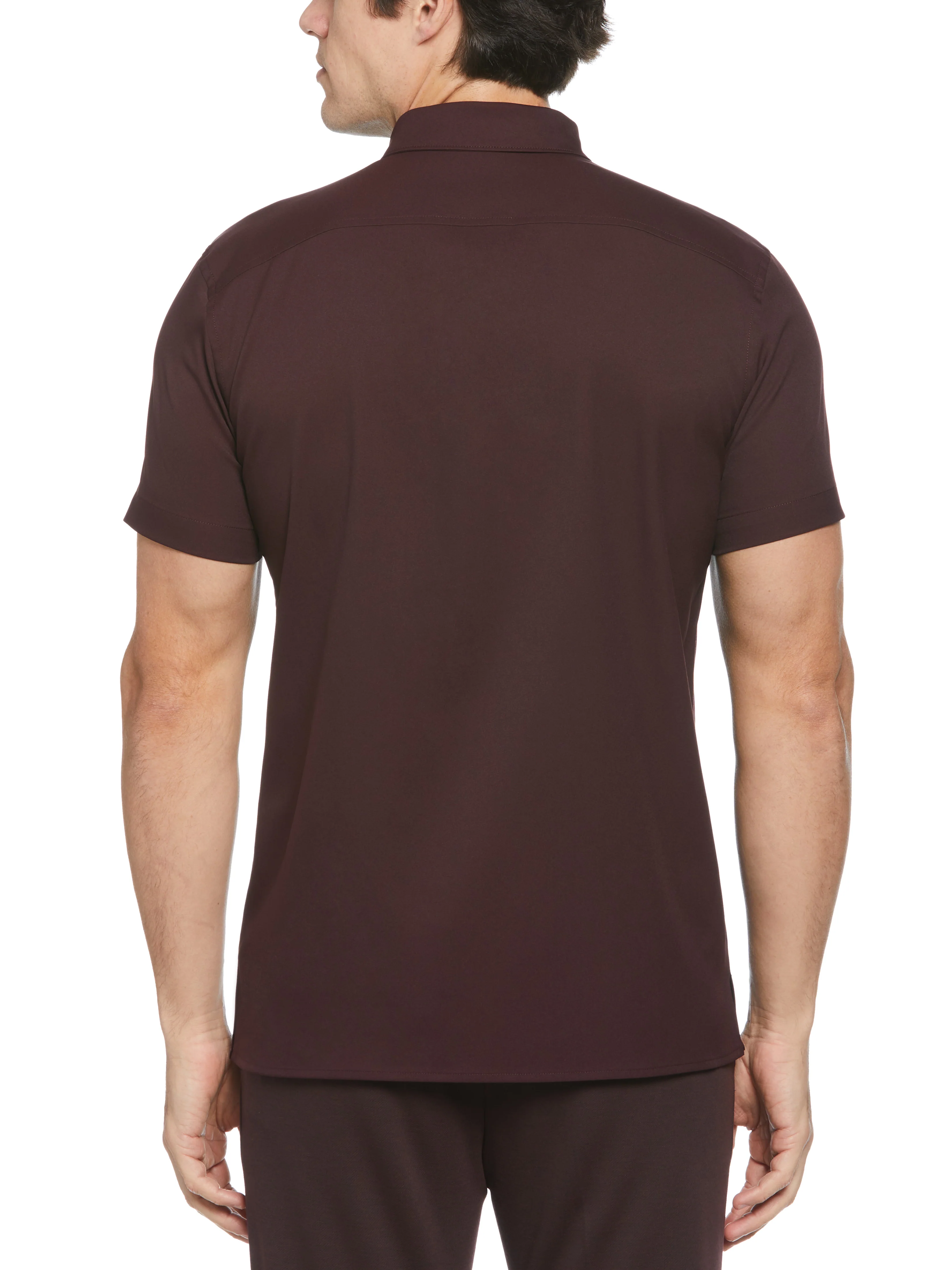 Slim Fit Total Stretch Solid Shirt - Image 7